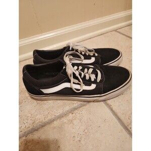 Vans Old Skool Skater Shoes Black Men's 10 Women's 11.5